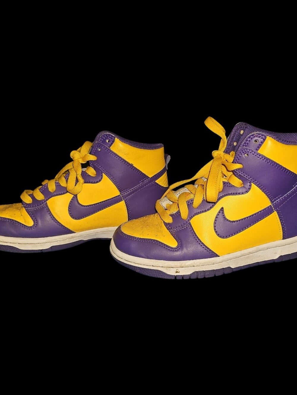 Youth Nike Dunk High Retro "Lakers" Sneakers